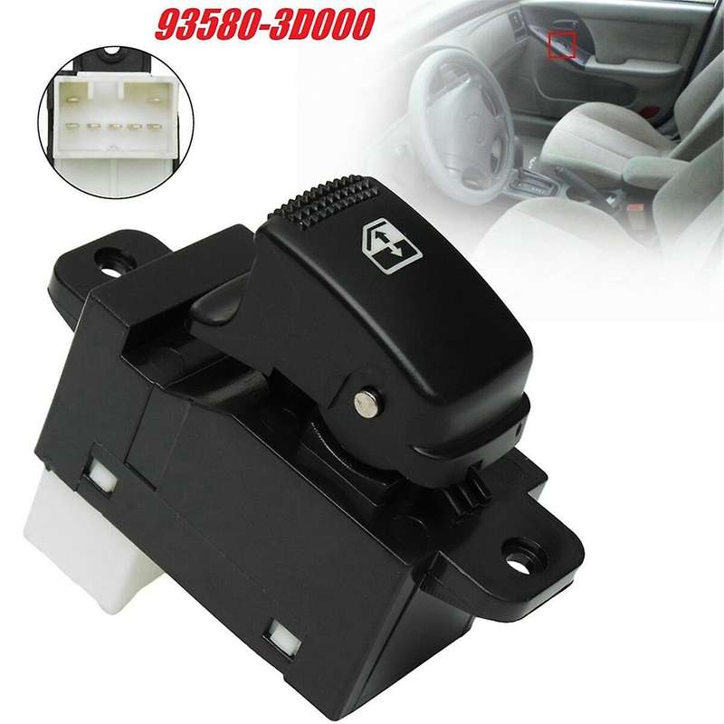 2pcs Car Passenger Side Electric Power Window Switch for 93580-3d000