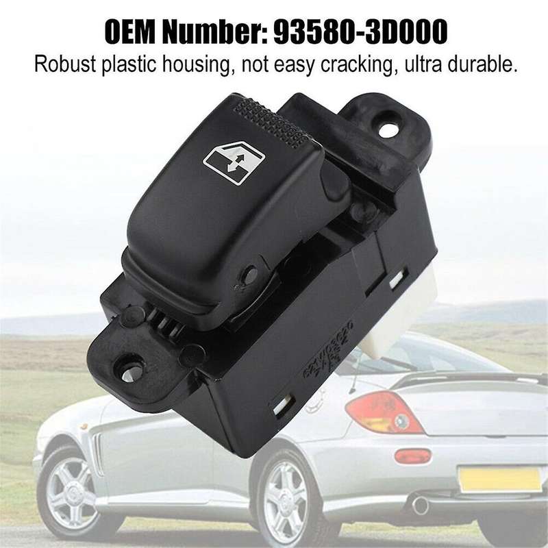 2pcs Car Passenger Side Electric Power Window Switch for 93580-3d000