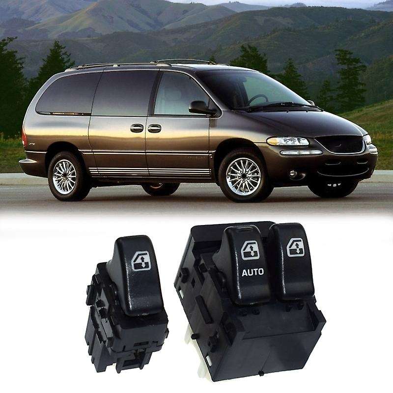 2Pcs Car Power Window Master Passenger Switch for Venture 2000-2005 19244642 10387305