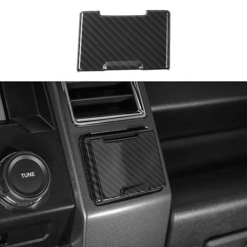 2Pcs Car Power Outlet Panel & 4WD Switch Cover Trim for 2015-2017