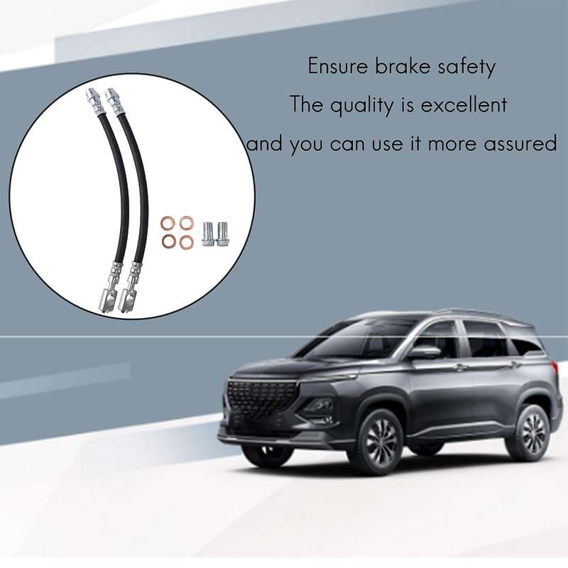 2Pcs Car Rear Axle Brake Hose Brake Line for A4 B6 B7 Car Accessories 8E0611775H 8E061177N