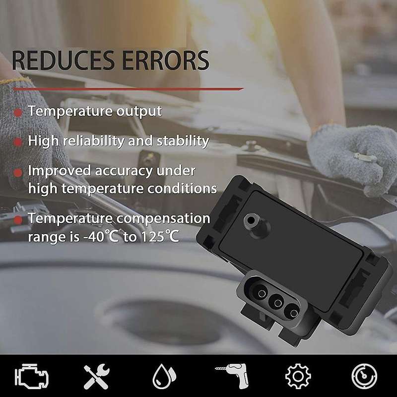 2PCS Car Pressure Sensor Manifold Absolute Pressure Sensor 16137039 16017460 for