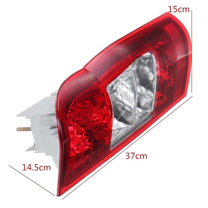 2pcs Car Rear Bumper Reflector Rear Tail Lamp Brake Light for Transit Mk7 2006 - 2014 Panel Van