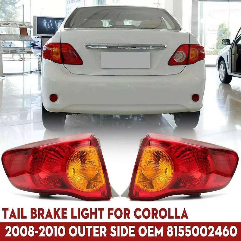 2Pcs Car Rear Brake Light Outer Side Tail Light for 2008 2009 2010 8155002460