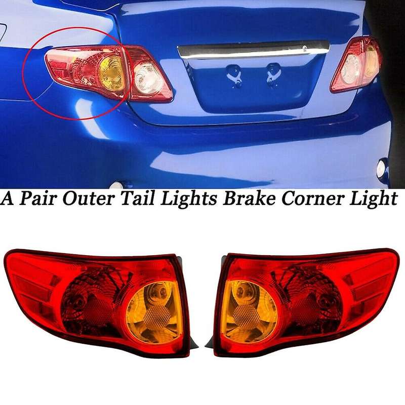 2Pcs Car Rear Brake Light Outer Side Tail Light for 2008 2009 2010 8155002460