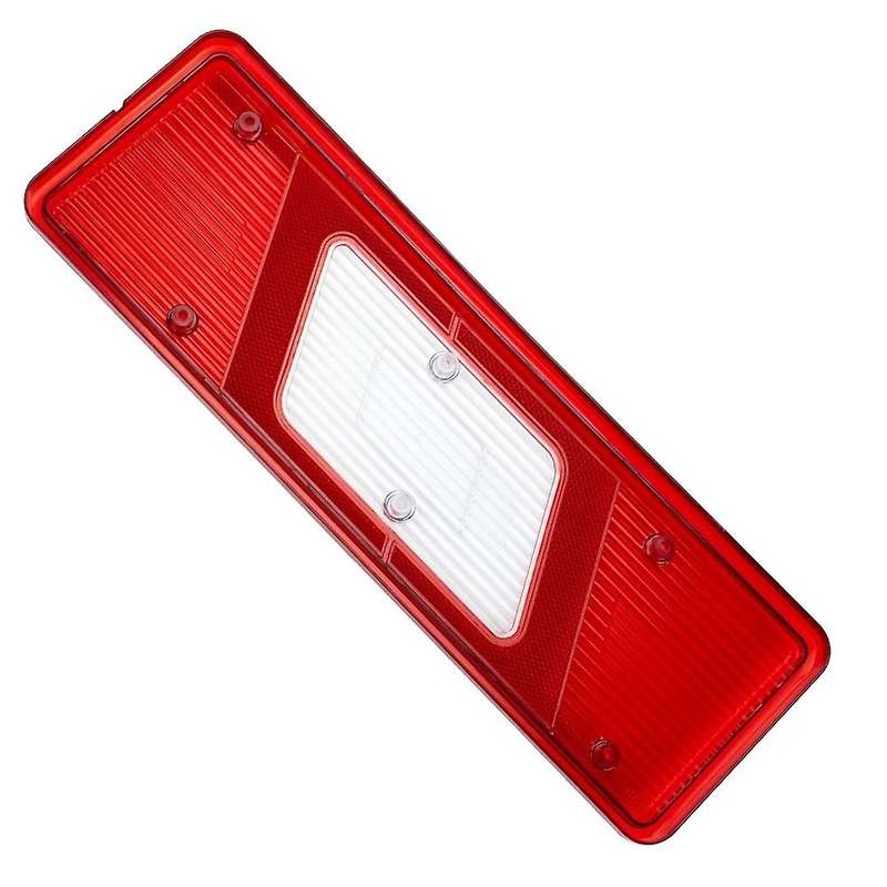 2Pcs Car Rear Bumper Reflector Rear Tail Lamp Lens Cover for Transit MK8 2014-on Tipper Truck