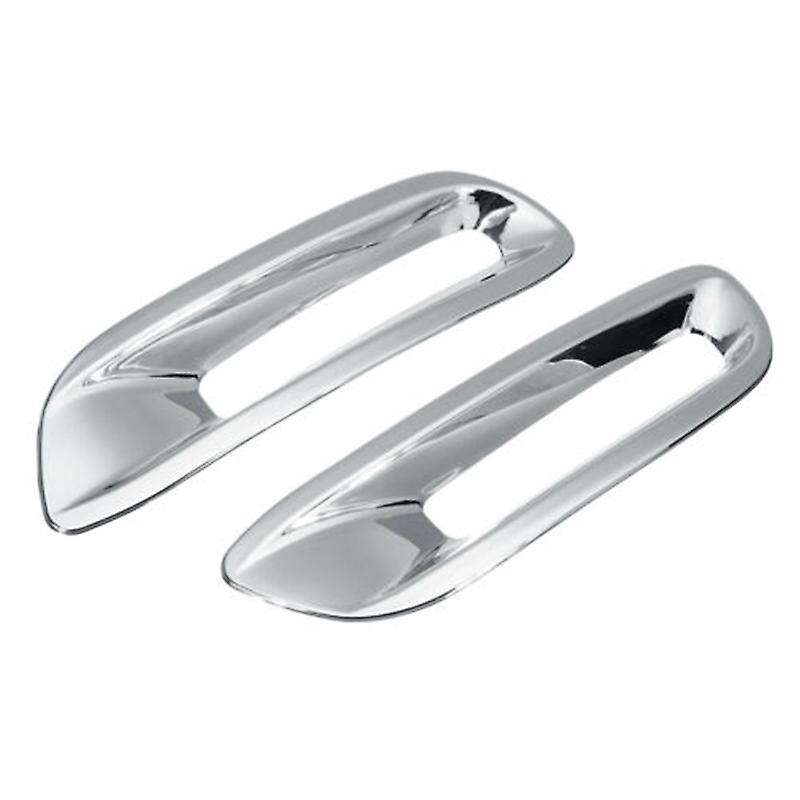 2Pcs Car Rear Bumper Fog Light Lamp Cover Trim Chrome for 2012 2013