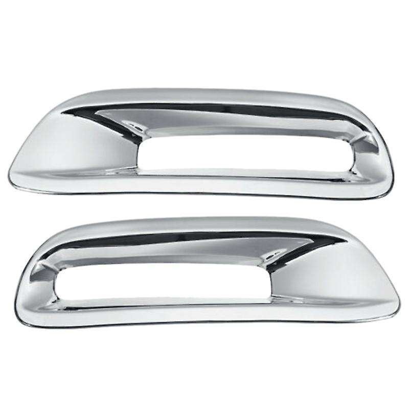2Pcs Car Rear Bumper Fog Light Lamp Cover Trim Chrome for 2012 2013