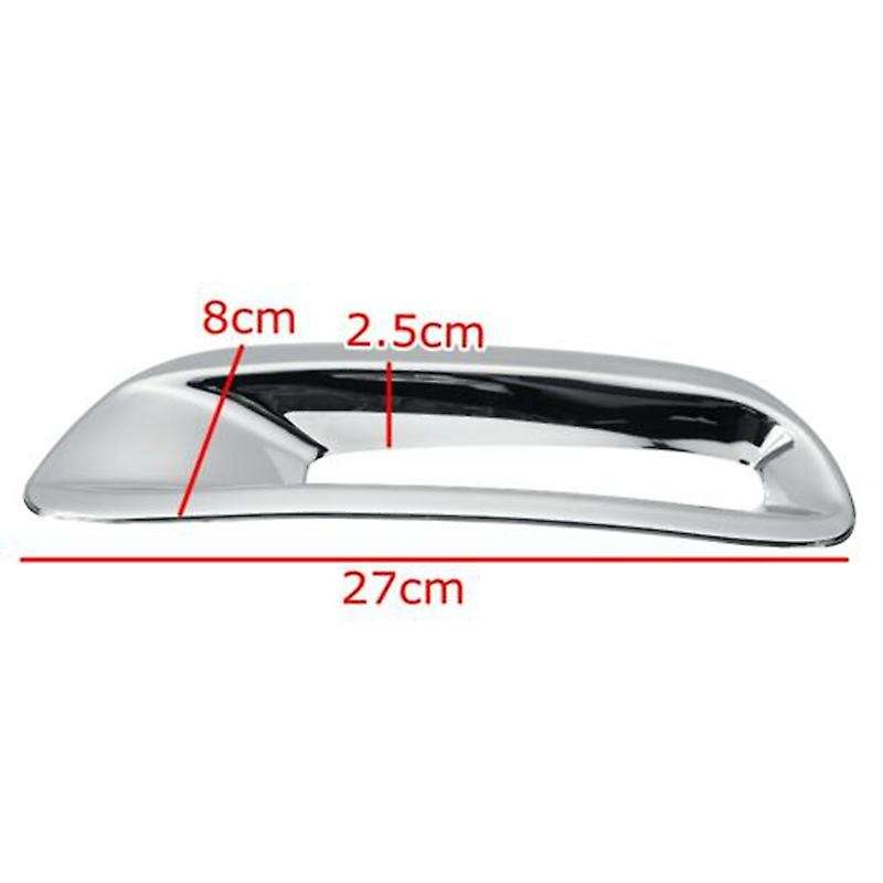 2Pcs Car Rear Bumper Fog Light Lamp Cover Trim Chrome for 2012 2013