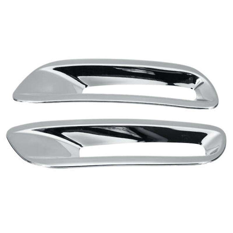 2Pcs Car Rear Bumper Fog Light Lamp Cover Trim Chrome for 2012 2013