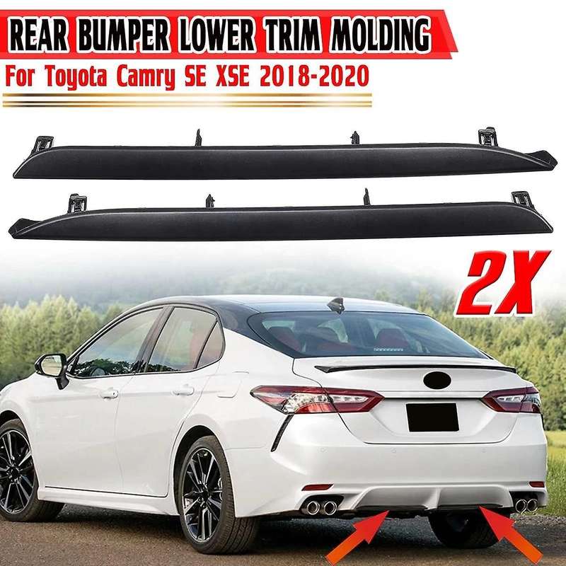 2Pcs Car Rear Bumper Diffuser Lip Protector Body Kit for SE XSE 2018-2020 Rear Diffuser Spoiler Cove