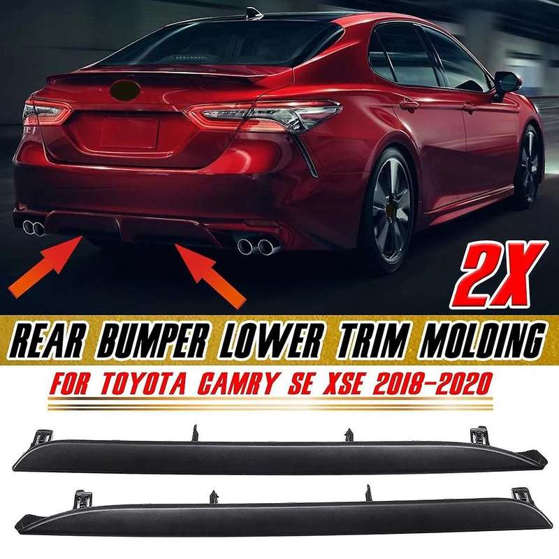 2Pcs Car Rear Bumper Diffuser Lip Protector Body Kit for SE XSE 2018-2020 Rear Diffuser Spoiler Cove