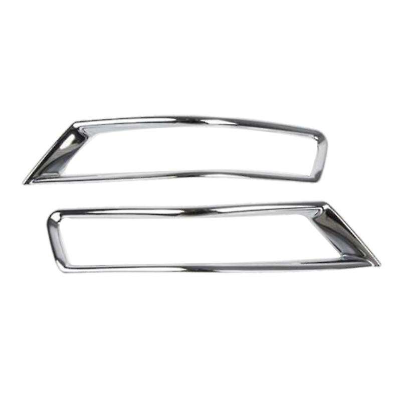 2Pcs Car Rear Bumper Fog Light Chrome Trim Cover for Rogue 2017-2020