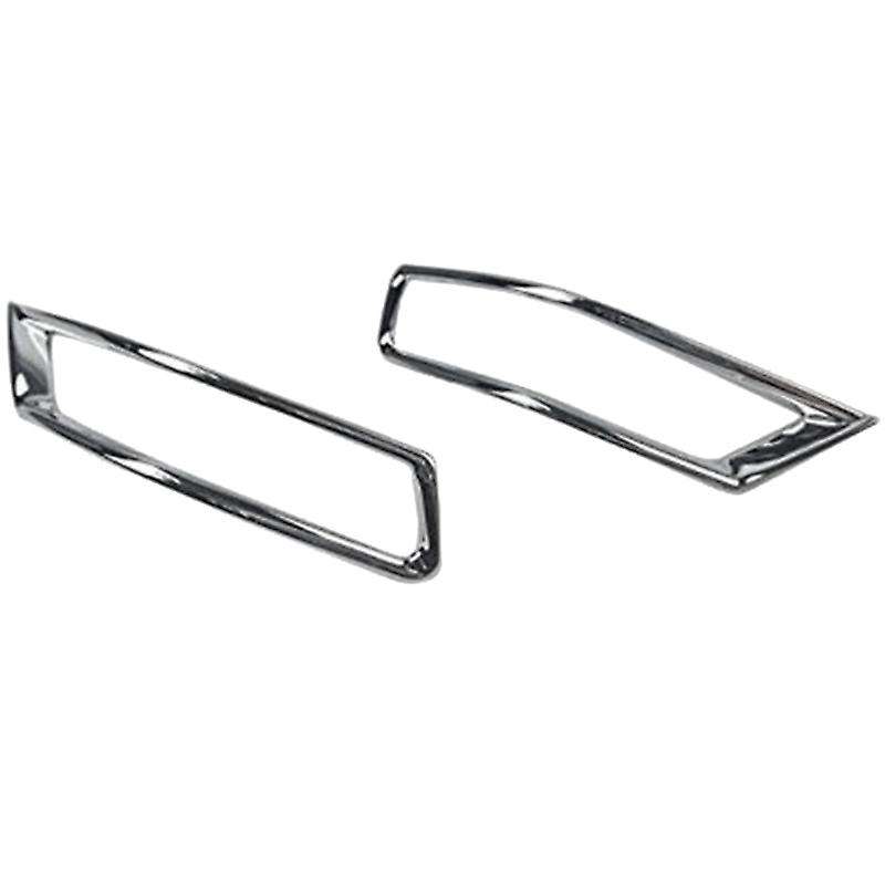 2Pcs Car Rear Bumper Fog Light Chrome Trim Cover for Rogue 2017-2020