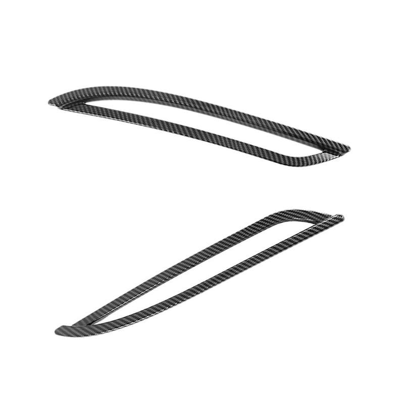 2pcs Car Rear Fog Lamp Cover Trims Styling for Model Y 2021 2022