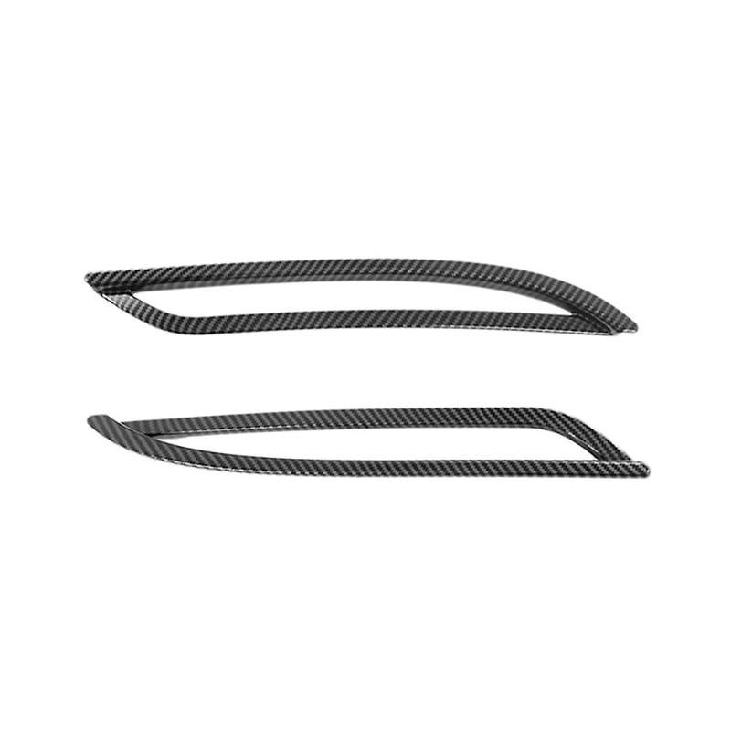 2pcs Car Rear Fog Lamp Cover Trims Styling for Model Y 2021 2022