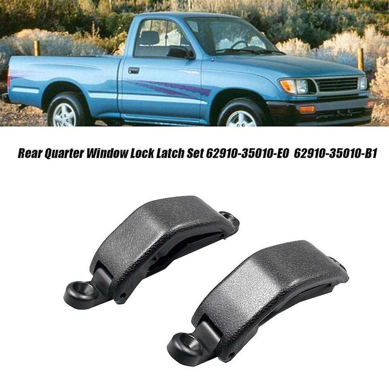 2pcs Car Rear Quarter Window Lock Latch Set 62910-35010-e0 for 1995-2001 97-06 62910-35020-b0 Beige