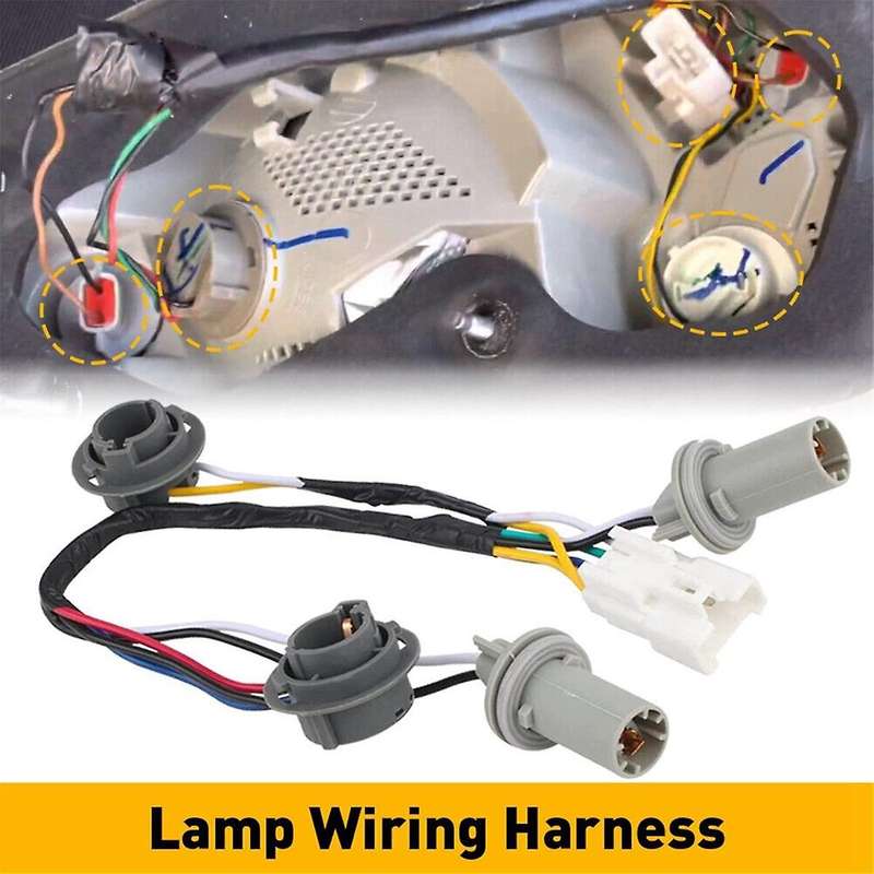 2PCS Car Rear Taillight Lamp Socket & Wiring Harness for 2011-2014 92450-3Q000