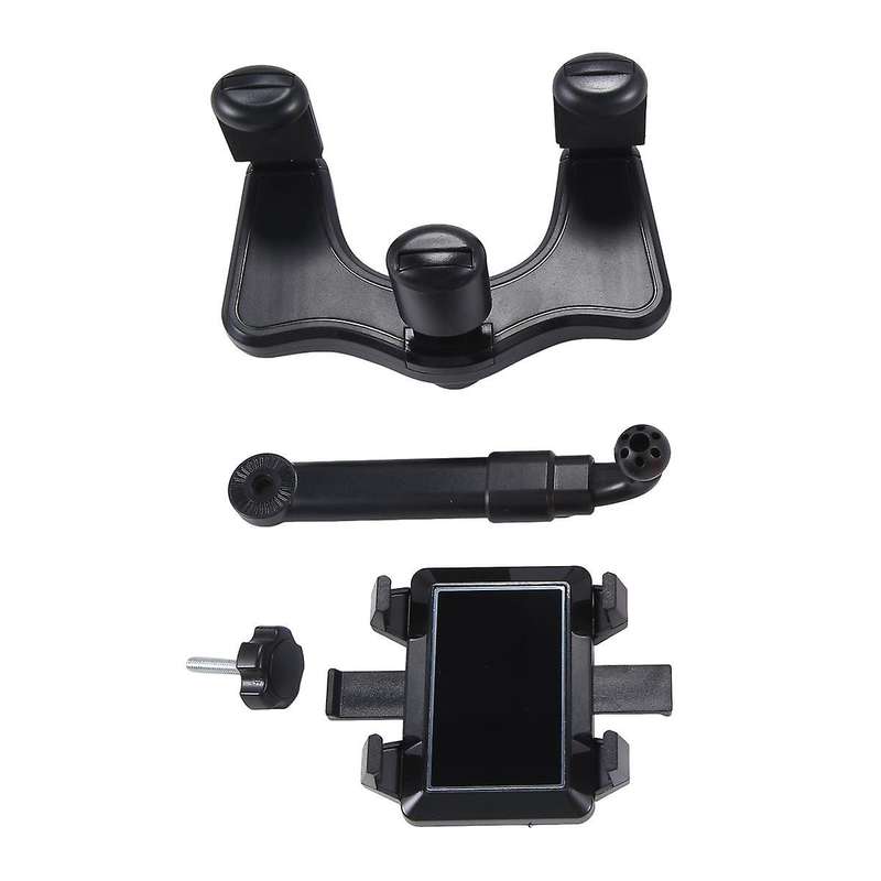 2Pcs Car Rearview Mirror Bracket Cell Phone Bracket Three Claws AR Navigation Car Multi-Function 360