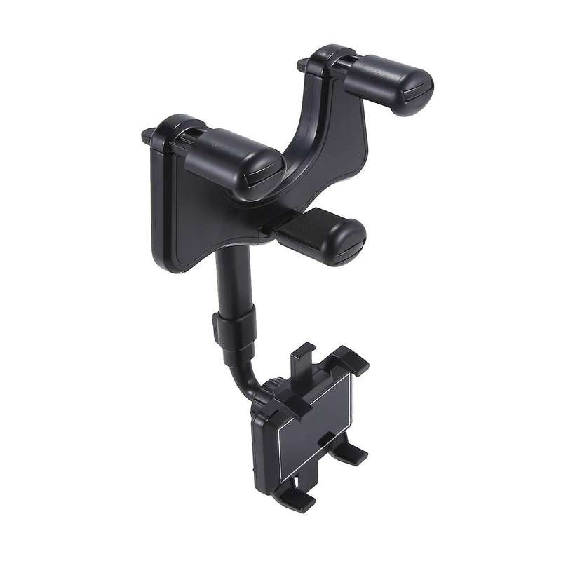 2Pcs Car Rearview Mirror Bracket Cell Phone Bracket Three Claws AR Navigation Car Multi-Function 360