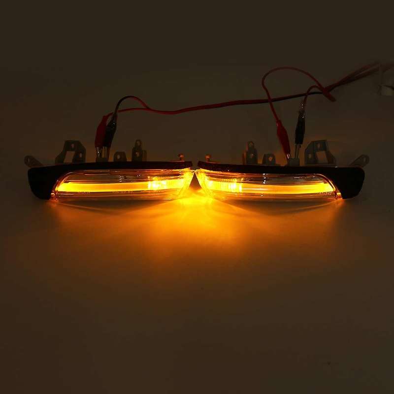 2Pcs Car Rearview Mirror Light Turn Signal Light for Wish/Prius//Mark X/Crown/ 81740-30130 81730-301