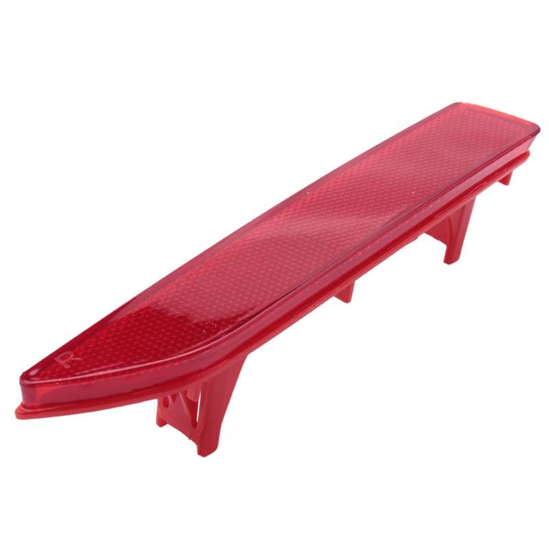2Pcs Car Red Rear Bumper Reflector Lamps Cover for -V 2007-2009 Car Rear Bumper Light Reflectors