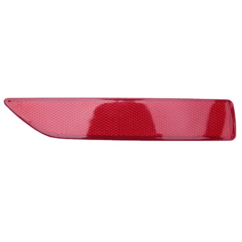 2Pcs Car Red Rear Bumper Reflector Lamps Cover for -V 2007-2009 Car Rear Bumper Light Reflectors