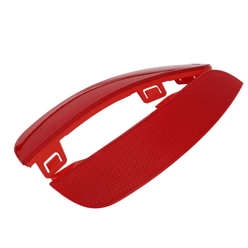 2Pcs Car Red Rear Bumper Left Right Reflector Lamp Light Lens for S40 V50 2008-2015 30763345 3076334