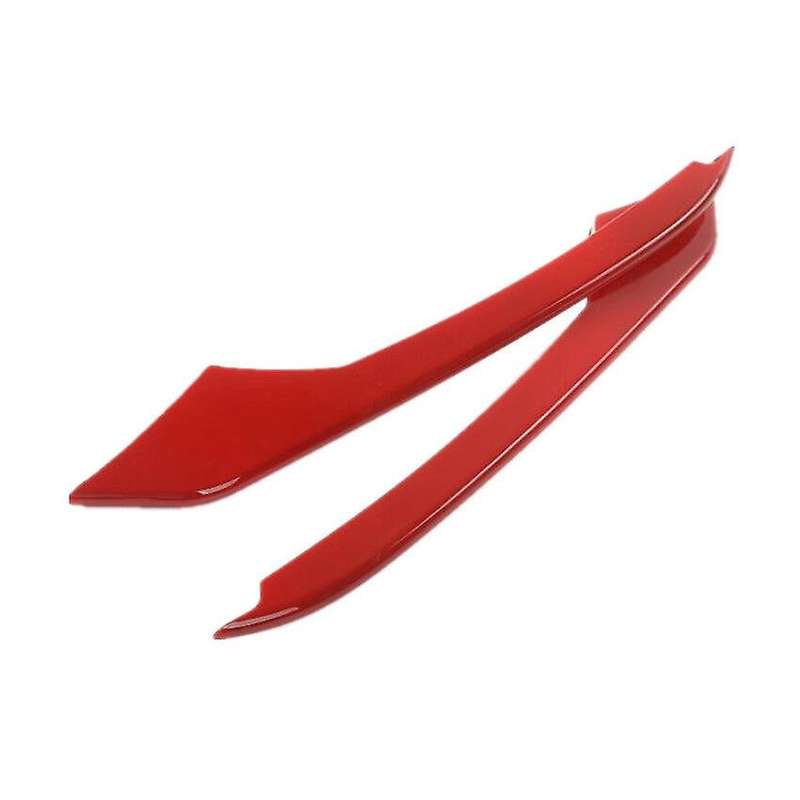 2Pcs Car Red Front Fog Light Lamp Eyebrow Cover Trim for 2015 -2018