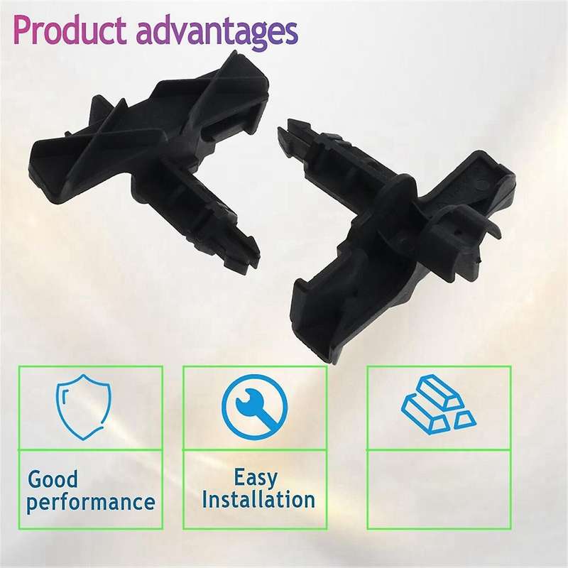 2PCS Car Right & Left Front Hood Locking Lower Lock Fit for 2008 - 2012 4517570301C22A, 4517570401C2