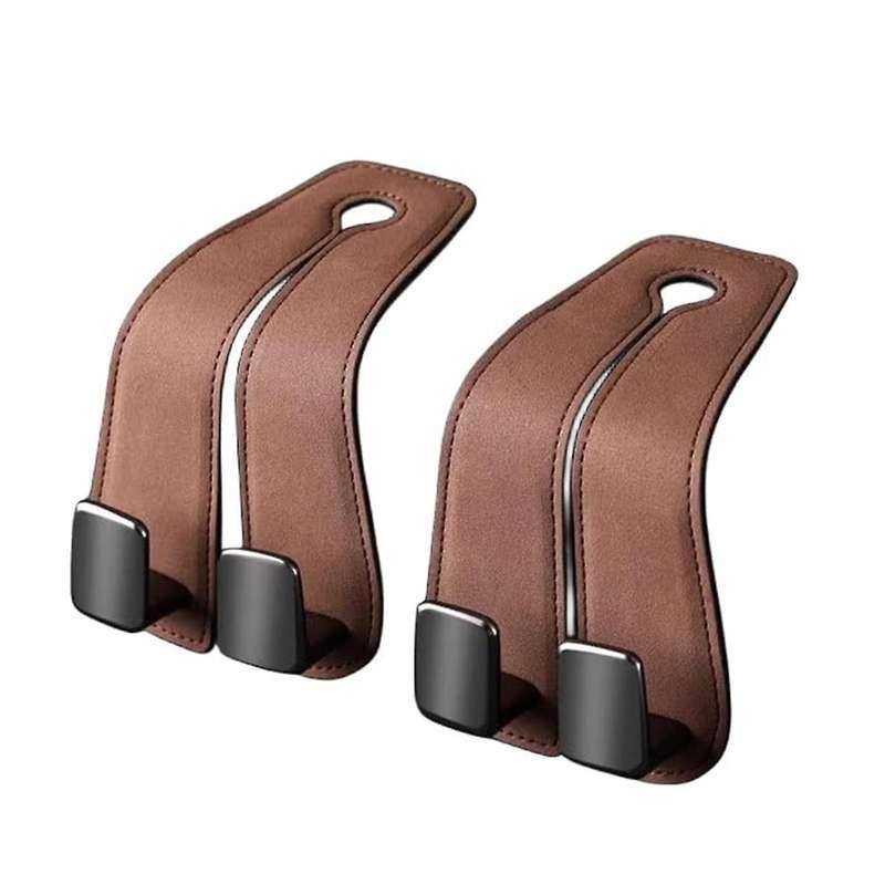 2pcs Car Seat Back Double Hook Customized Seat Back Hook for Car Vehicle Accessories Interior Metal
