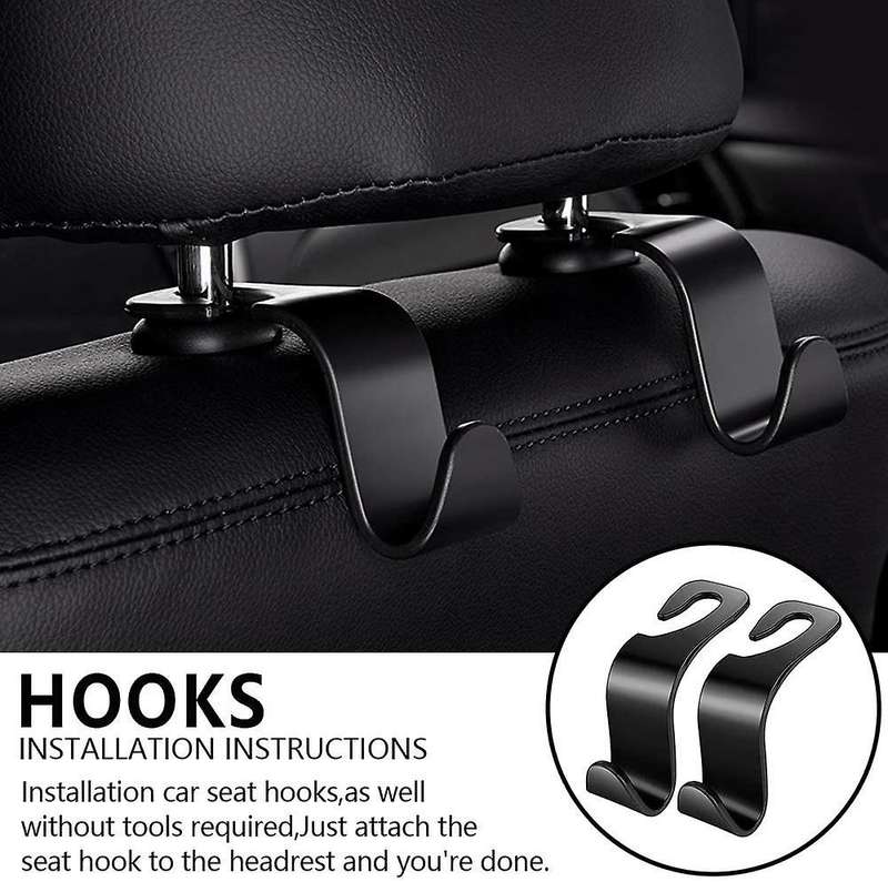 2Pcs Car Seat Space Filler PU Leather Seat Console Organizer Seat Storage Slot Box