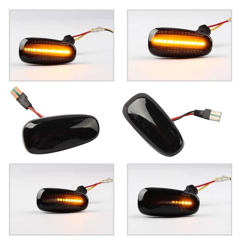 2pcs Car Side Light Led Turn Signal Indicator Lamp for Opel Zafira A 99-05 G 98-09