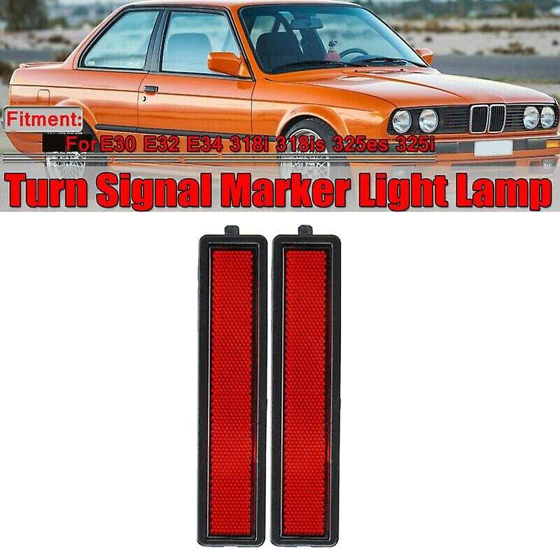 2Pcs Car Side Marker Light for E30 E32 E34 3 Series