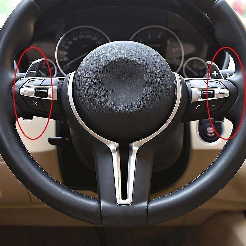 2PCS Car Steering Wheel Shift Paddle Modified Aluminum Alloy Paddle for - 5/6/7 Series M5 M6 F06 F10
