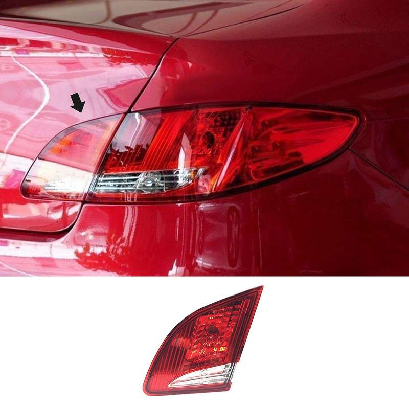 2PCS Car Taillight Rear Light Inside Tail Light Lamp Assembly for 408 2010-2012