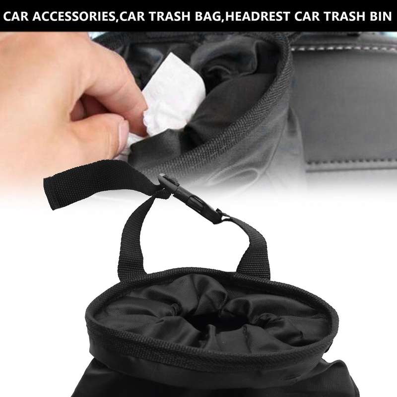 2PCS Car Trash Bags Car Trash Bags Hanging Detachable Garbage Bag for Back Outdoor Traveling Home U
