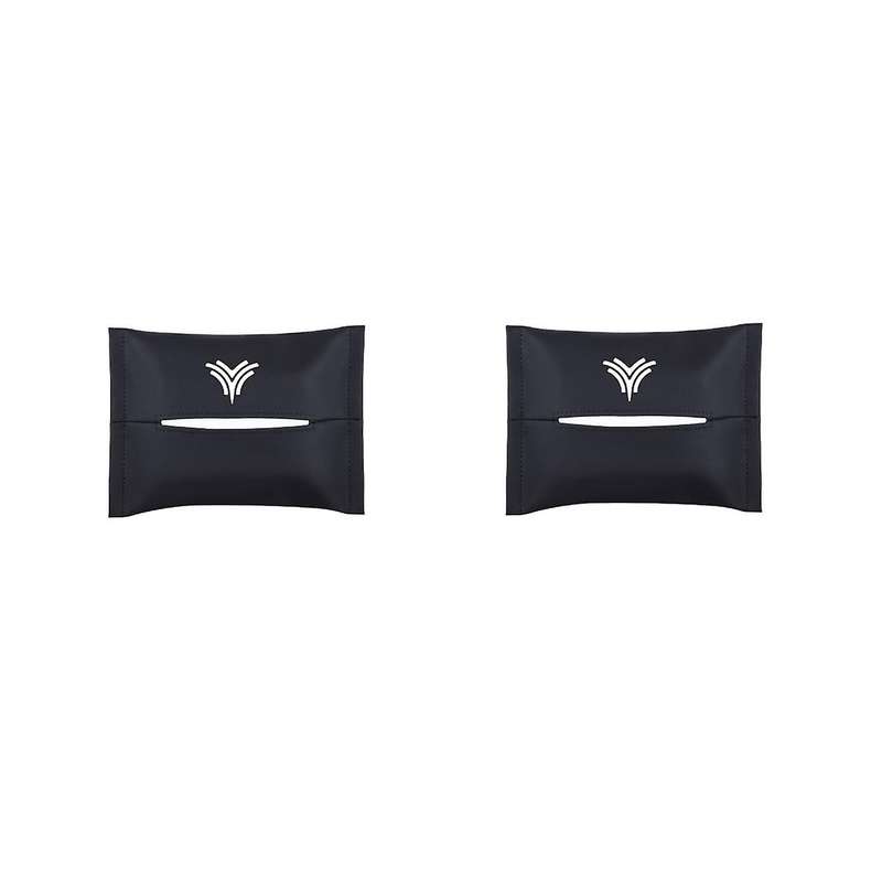 2pcs Car Tissue Box Drawer Box Hanging Tissue Bag Interior Decoration Back Organizer for No1 S V U