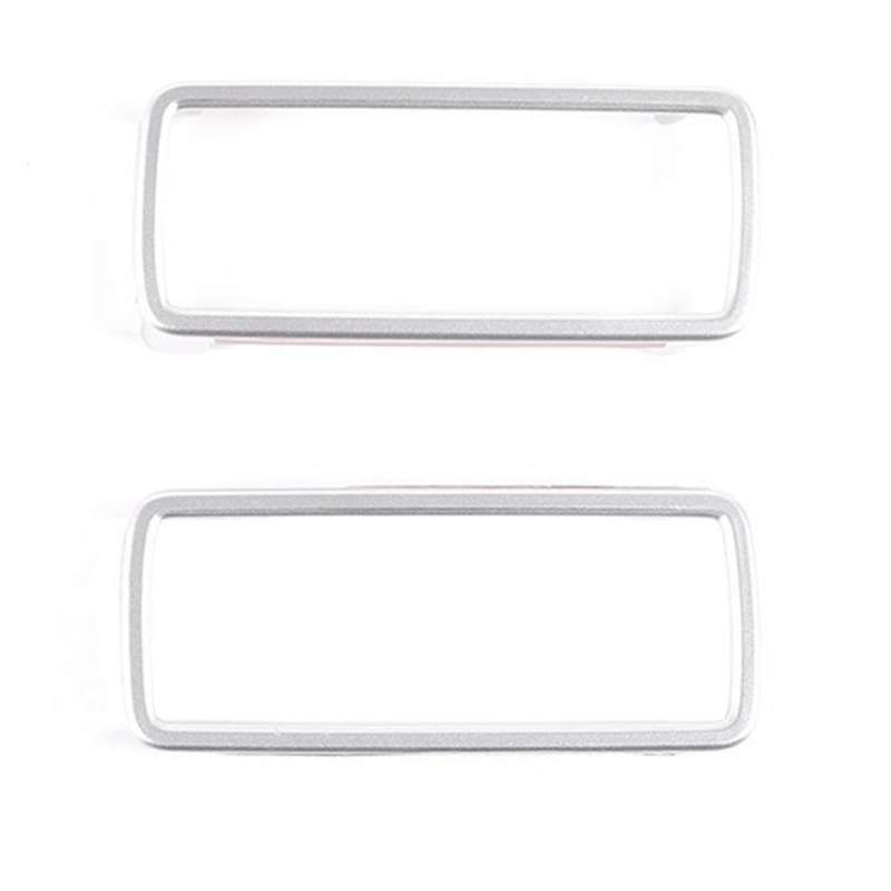 2PCS Car Trailer Tow Hook Hole Trim Frame for 90 110 2020-2023 Trailer Hitch Decor Sticker Cover