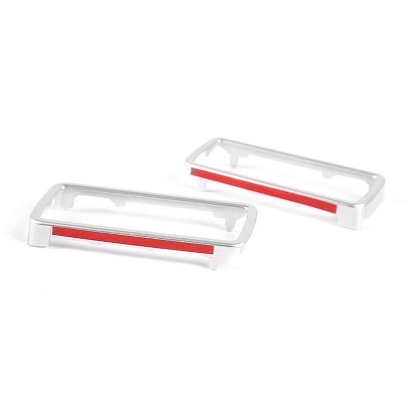 2PCS Car Trailer Tow Hook Hole Trim Frame for 90 110 2020-2023 Trailer Hitch Decor Sticker Cover