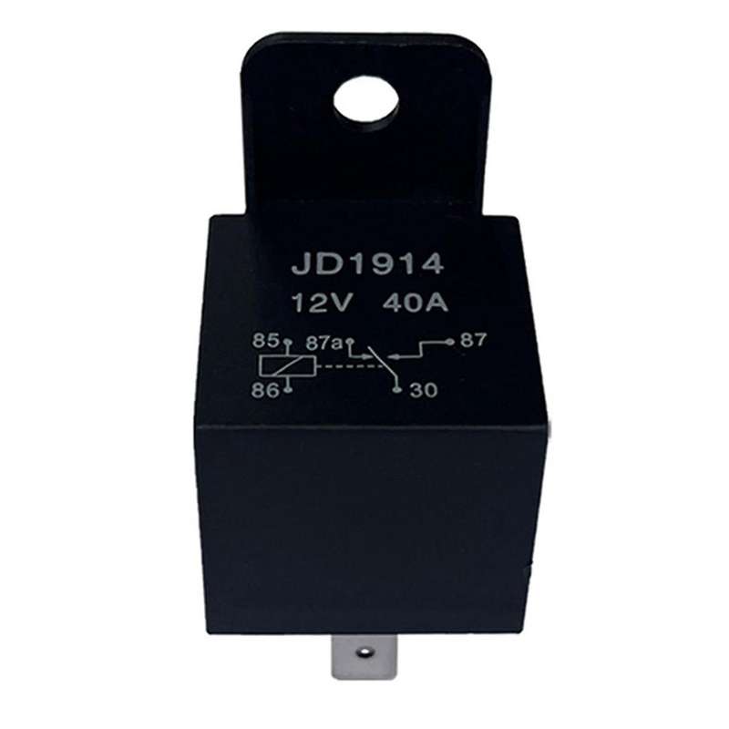 2pcs Car Universal 12V Relay with Backrest Daytime Running Lights Air Conditioning Modified Relay JD