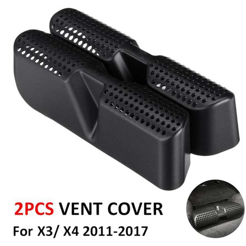 2pcs Car Under Condition Vent Dust Protective Cover for X3 X4 2011 2012 2013 2014 2015 2016 2017