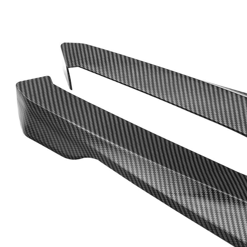 2Pcs Car Universal Fin Carbon Fiber Rear Spoiler Car Modification Rear Spoiler Modified Shovel