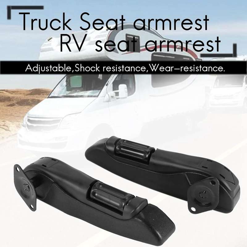 2pcs Car Universal Adjustable Car Seat Armrest for Truck Rv Motorhome