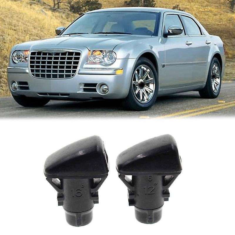 2Pcs Car Windshield Washer Nozzle for Chrysler 300 Dodge 5182327AA