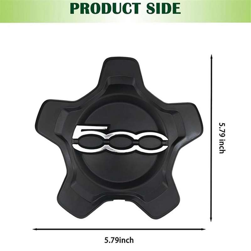 2Pcs Car Wheel Center Cap Cover for 500X 2016-2022 6AN68LXHAA Dust Cover Car Accessories 735626311