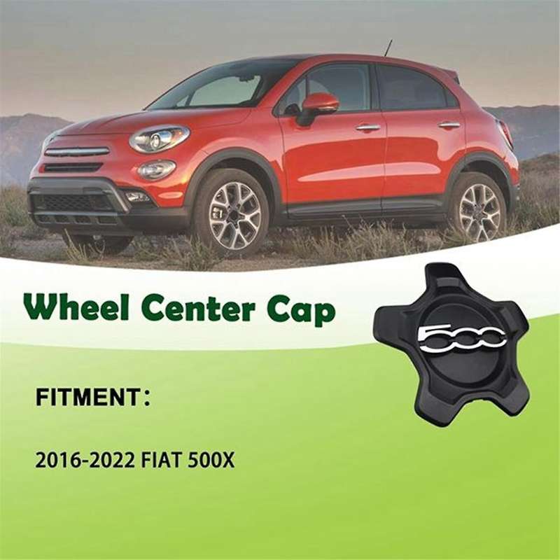 2Pcs Car Wheel Center Cap Cover for 500X 2016-2022 6AN68LXHAA Dust Cover Car Accessories 735626311