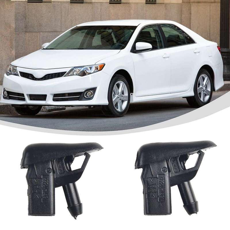 2PCS Car Windscreen Washer Spray Jet 31301826 for S60 S80 XC60 XC70 V70 2007-2016 Wiper Nozzle