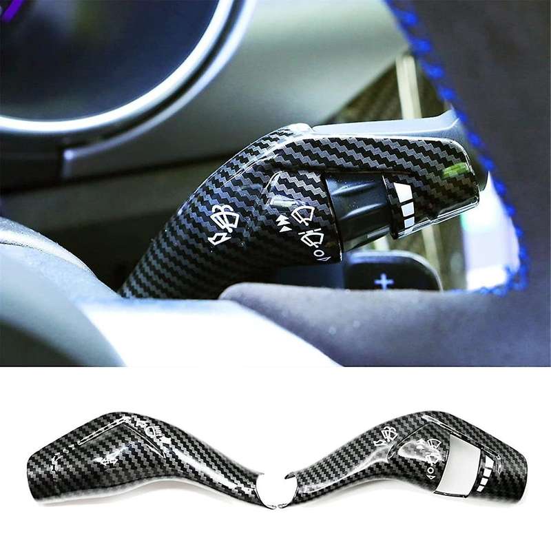 2Pcs Car Windshield Wiper Lever Cover Sticker Trim for Ranger Everest 2015+ Turn Signal Lever Switch