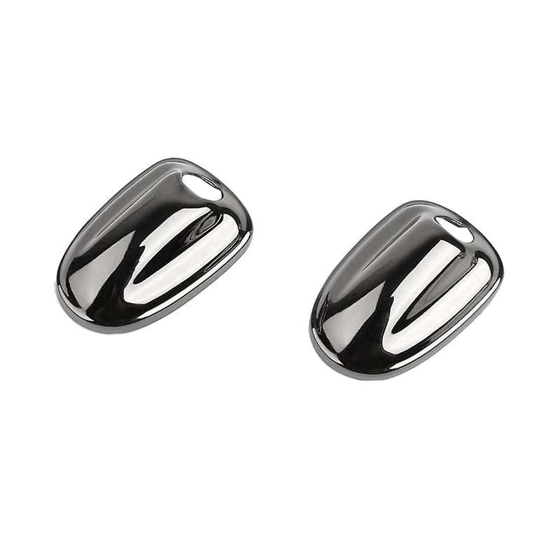 2Pcs Car Wiper Nozzle Trim Cover for F54 F55 F56 F57 F60 Chrome Sprinkler Head Water Spray Nozzle